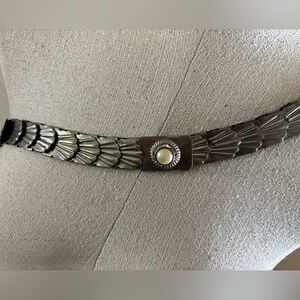 Beth Frank | Accessories | Beth Frank Brown Tooled Leather 